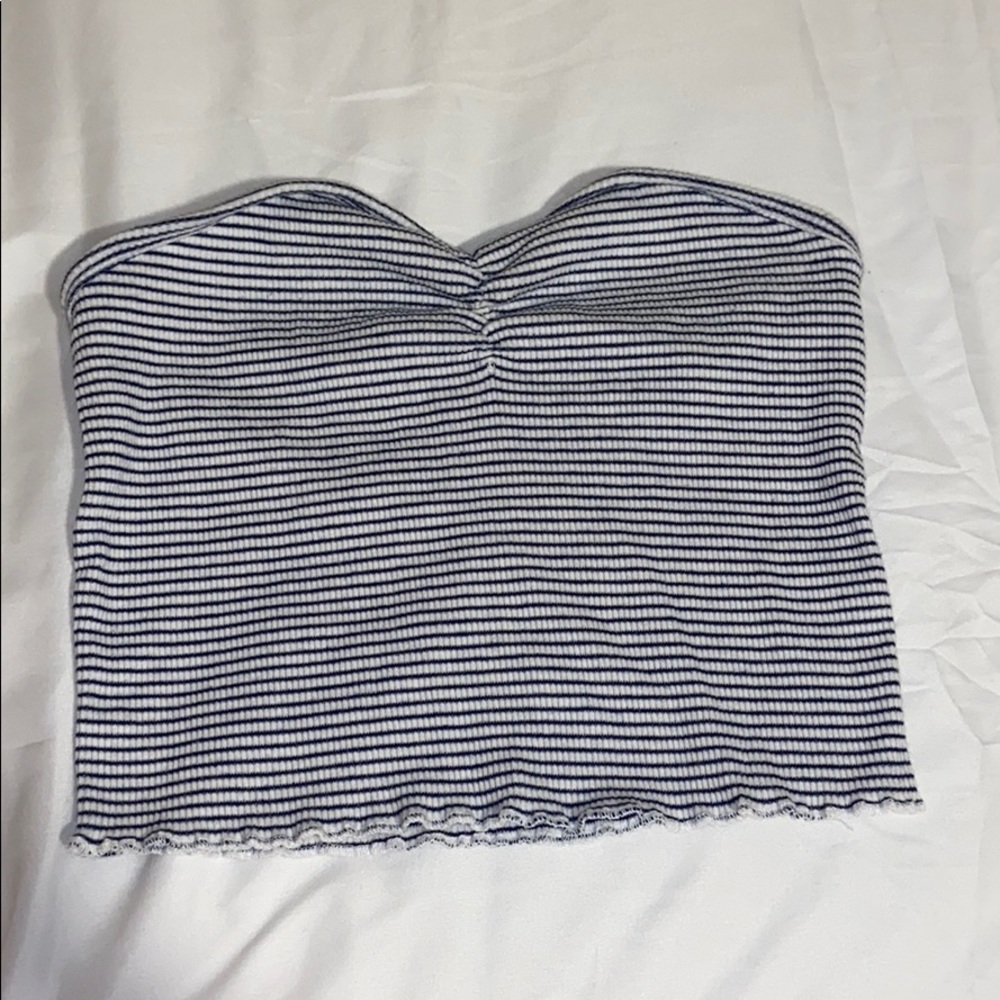 Striped tube top